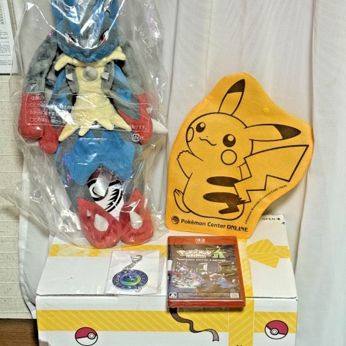 Pokemon Center [Mega Gift] Mega Lucario Plush Legends Z-A NS2 LIMITED Set JAPAN