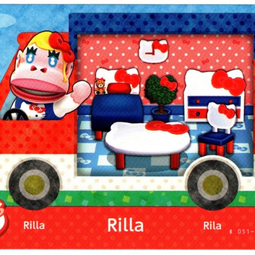 Rilla #S1 [Animal Crossing Sanrio] Amiibo Cards, Not Packaged