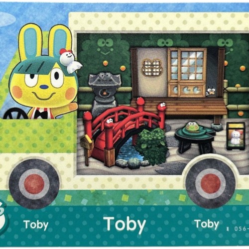Toby #S6 [Animal Crossing Sanrio] Amiibo Cards, Not Packaged