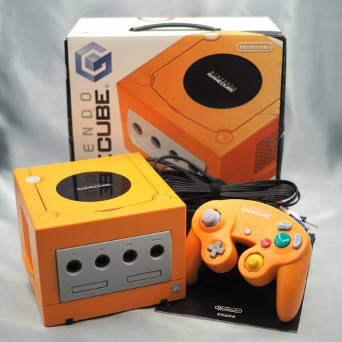 Used [Boxed & Refurbished] Nintendo GameCube Orange  DOL-001 [NTSC-J] [NTSC-U/C] [Modified] - Tested & Working
