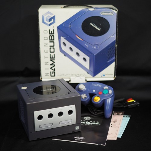 Used Nintendo GameCube Console System Violet Boxed [NTSC-J] [NTSC-U/C] [Modified] - Tested & Working