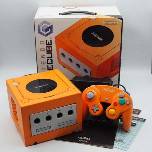Used [Boxed & Refurbished] Nintendo GameCube Orange  DOL-001 [NTSC-J] [NTSC-U/C] [Modified]　 - Tested & Working