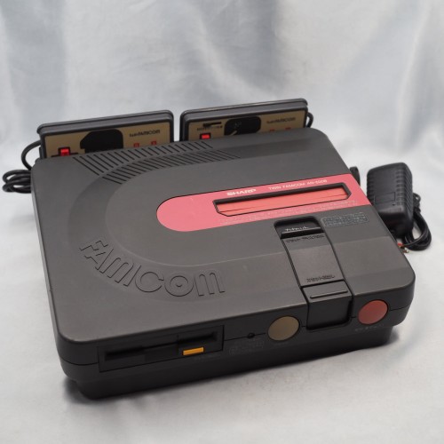 Used Twin Famicom Console AN-500B [New Rubber Belt replaced] - Tested & Working