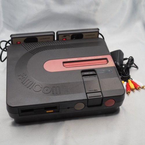 Used Twin Famicom Console system AN-500B [New Rubber Belt replaced] - Tested & Working