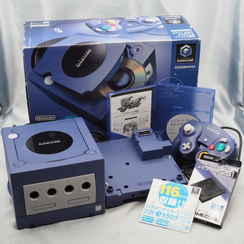 Used Nintendo GameCube Console System Violet + Game Boy Player Enjoy Plus Pack Boxed [NTSC-J] [NTSC-U/C] [Modified] - Tested & Working