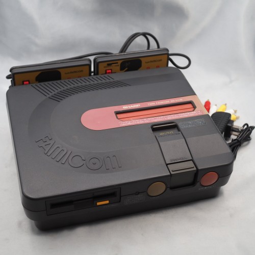 Used Twin Famicom Console system AN-500B [New Rubber Belt replaced] - Tested & Working