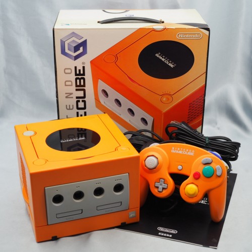 Used Nintendo GameCube Console System Orange DOL-001 [NTSC-J] [NTSC-U/C] [Modified] - Tested & Working