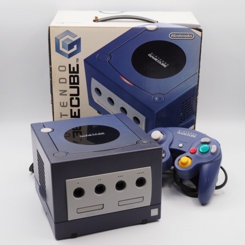 Used Nintendo GameCube Console System Violet Boxed DOL-001 [NTSC-J] [NTSC-U/C] [Modified] - Tested & Working