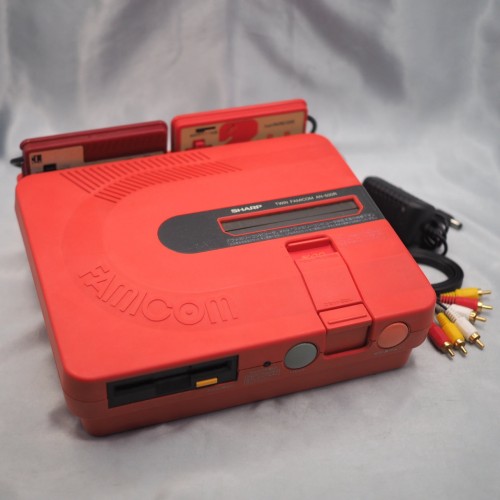 Used Twin Famicom Console AN-500R [New Rubber Belt replaced] [Modified] - Tested & Working