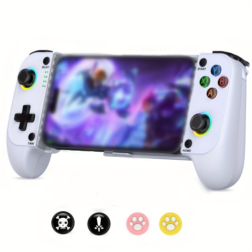 [Xbox Game Pass, Wireless Gamepad] Xbox Game Pass Ultimate Wireless Gamepad - Mobile Gaming Controller for Android/iPhone - White
