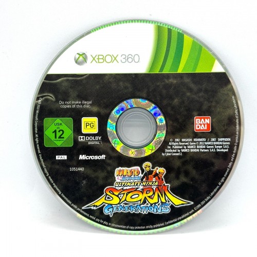 Naruto Shippuden Ultimate Ninja Storm Generations Disc Only - Xbox 360 Game [DW]