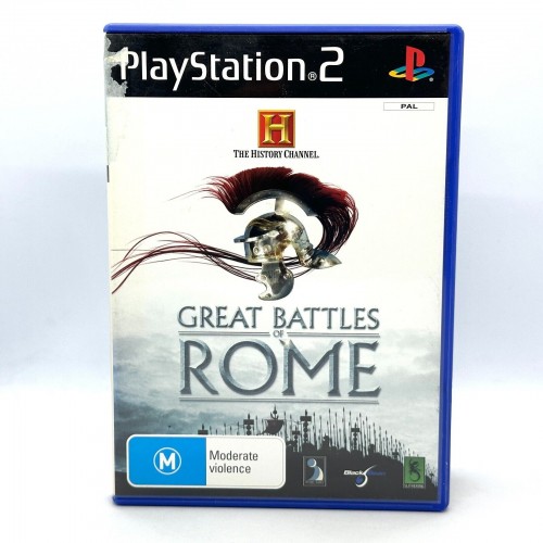 The History Channel: Great Battles of Rome - PlayStation 2 / PS2 Game [DW]