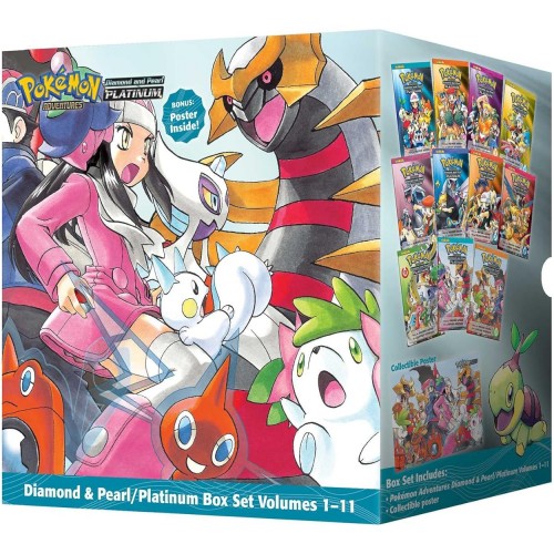 Pokémon Adventures Diamond & Pearl / Platinum Box Set: Includes Volumes 1-11 [With Poster]