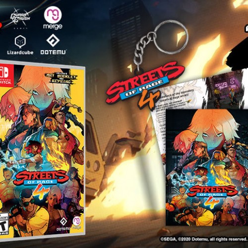 Streets of Rage 4 - SWITCH [REVERSIBLE COVER, KEYRING & ARTBOOK]