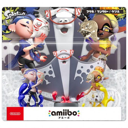 Nintendo Amiibo Surimi Union Set Japan [Fuka/Utsuho/Mantarou] Splatoon Series