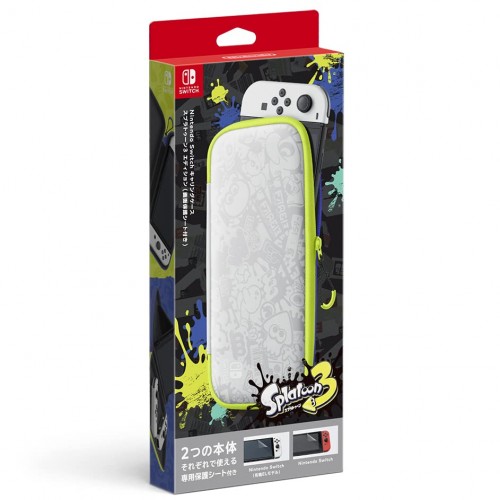 [Nintendo Genuine Product] Nintendo Switch Carrying Case Splatoon 3 Edition (With Screen Protector)