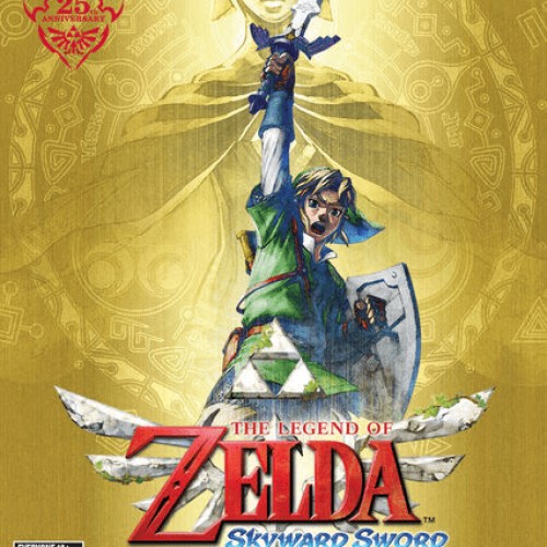 Zelda Skyward Sword [Soundtrack Bundle] - Wii Game, Box, Art, and Manual