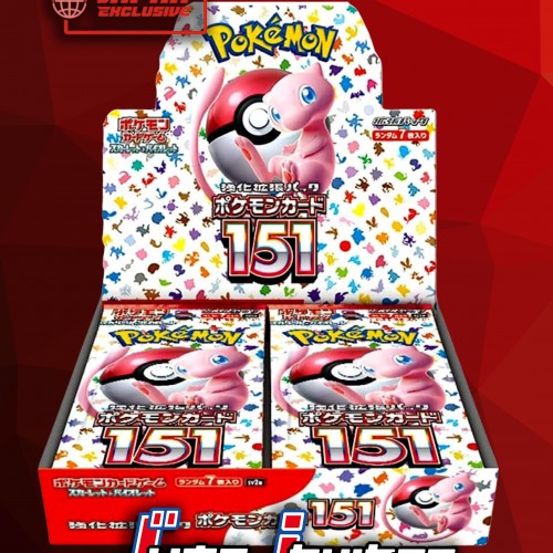[Opened Box Without Shrink] Pokemon Card Game Scarlet and Violet Pokemon Card 151 Sv2a Box