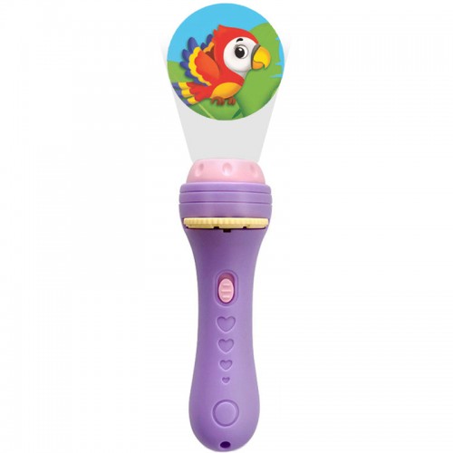 Children's Educational Luminous Flashlight Toy Creative Slideshow Projector Lamp Double control [2 flashlights + 10 cards]
