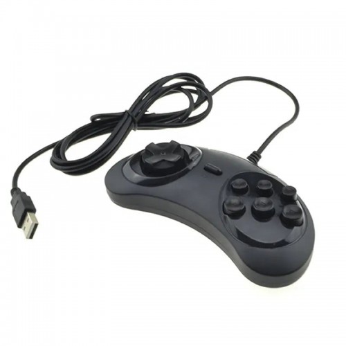 SEGA Mega Drive-Style Gamepad Controller [6 Buttons] (USB Port)